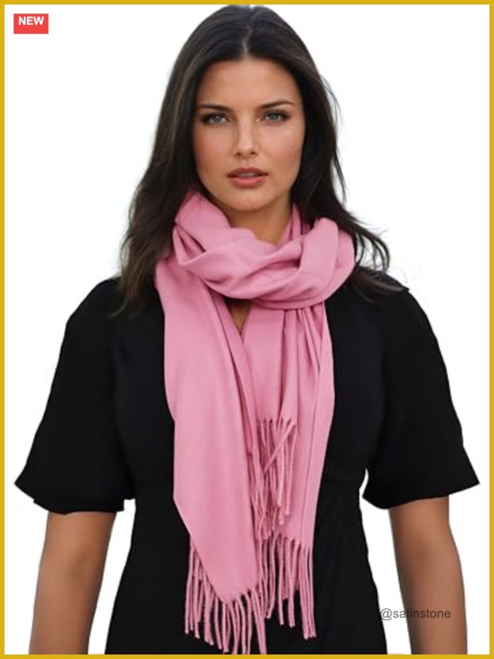 100% Premium Pashmina Scarf for Women - Oversized Shawl Wrap - Ultra Soft & Warm